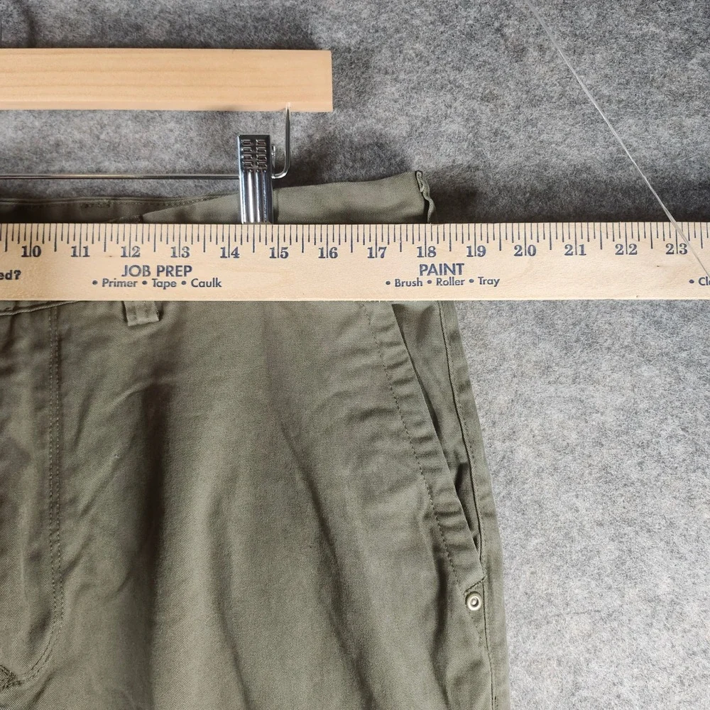 Duluth Trading Flex Fire Hose Cargo Pants Men 36x28 Green Relaxed Work Carpenter